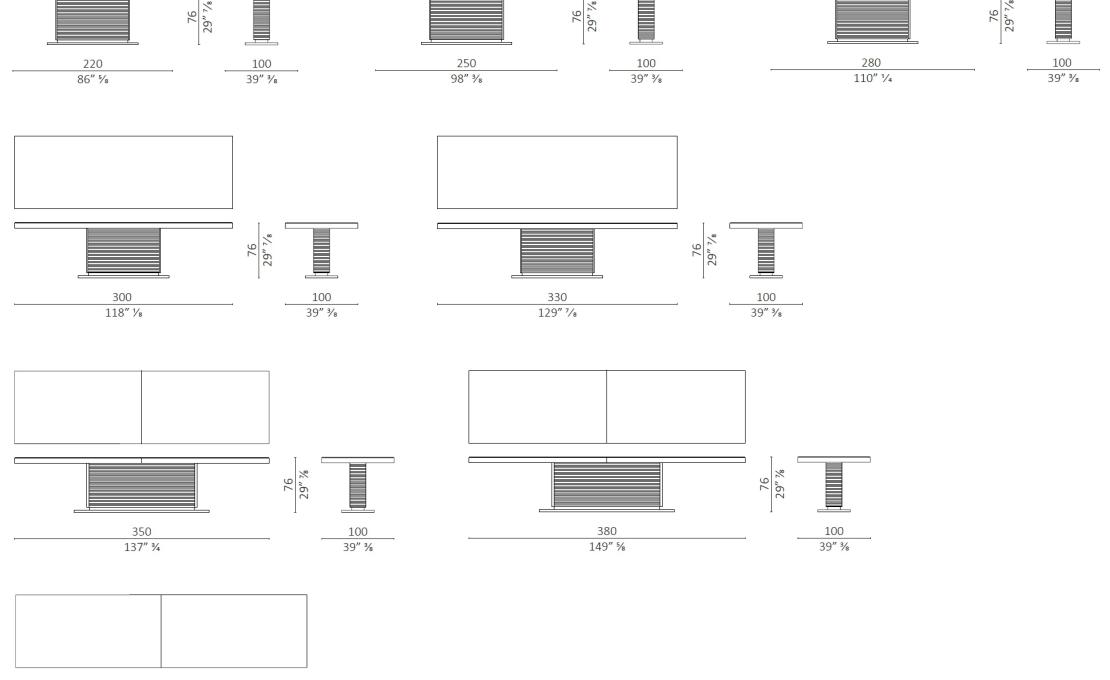 Стол от фабрики Ceccotti Collezioni модель I.C.S. Rectangular