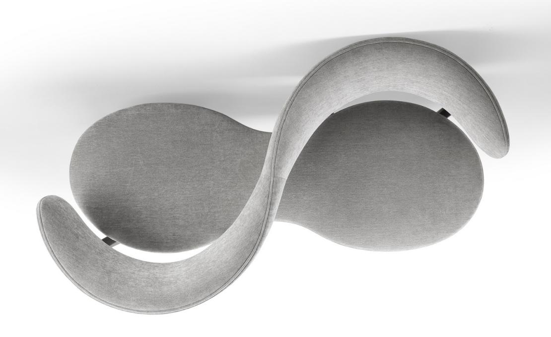 Диван от фабрики Ceccotti Collezioni модель Icon Vis à Vis Sofa