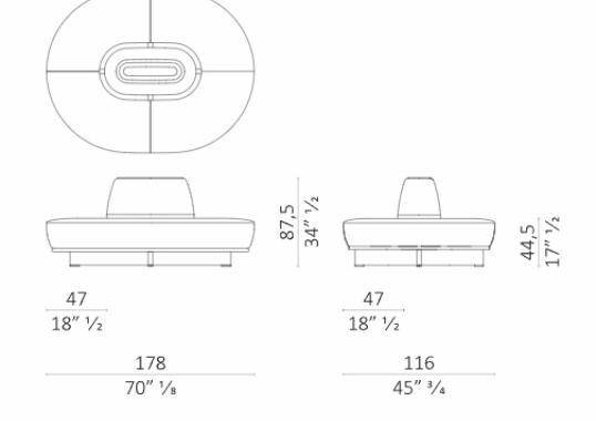 Диван от фабрики Ceccotti Collezioni модель Icorondò Sofa