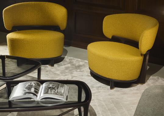 Кресло от фабрики Ceccotti Collezioni модель Icolounge Arm