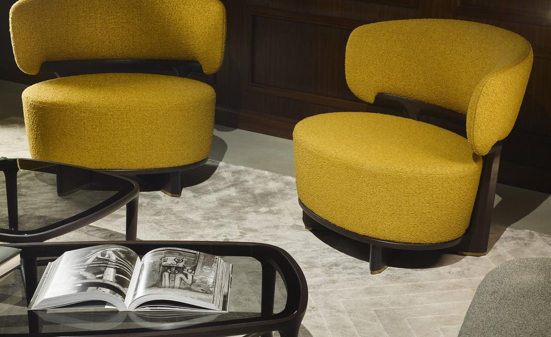 Кресло от фабрики Ceccotti Collezioni модель Icolounge Arm