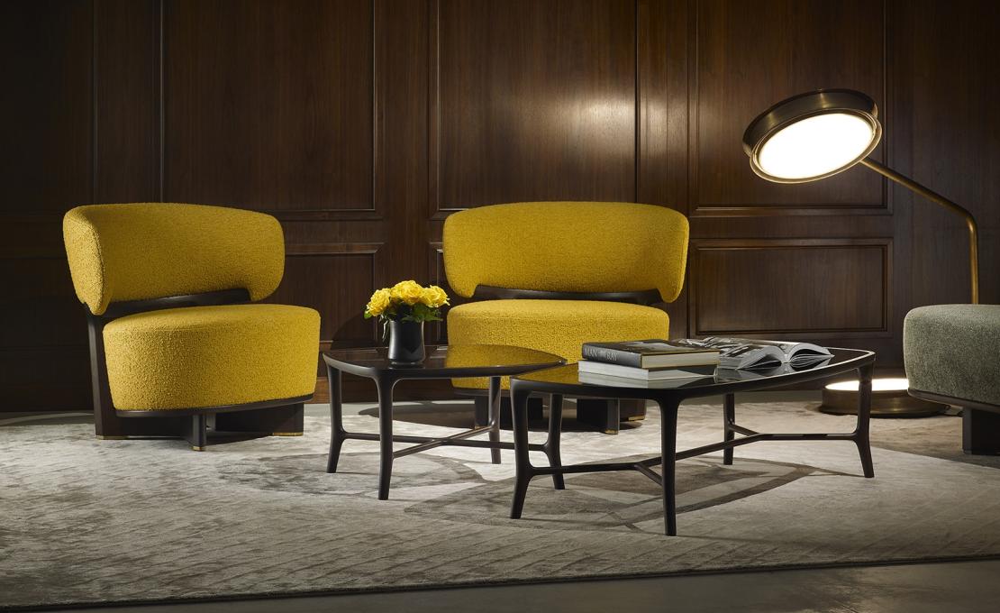 Кресло от фабрики Ceccotti Collezioni модель Icolounge Arm