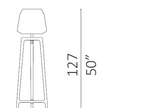 Торшер от фабрики Ceccotti Collezioni модель Lampo Floor Lamp