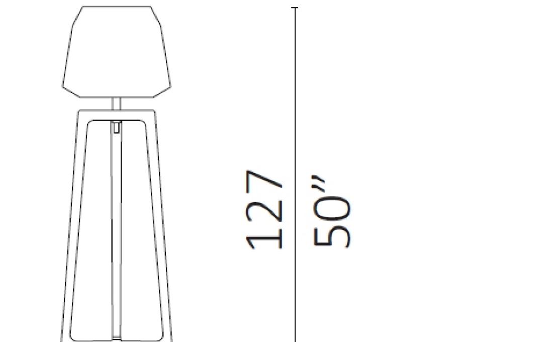 Торшер от фабрики Ceccotti Collezioni модель Lampo Floor Lamp