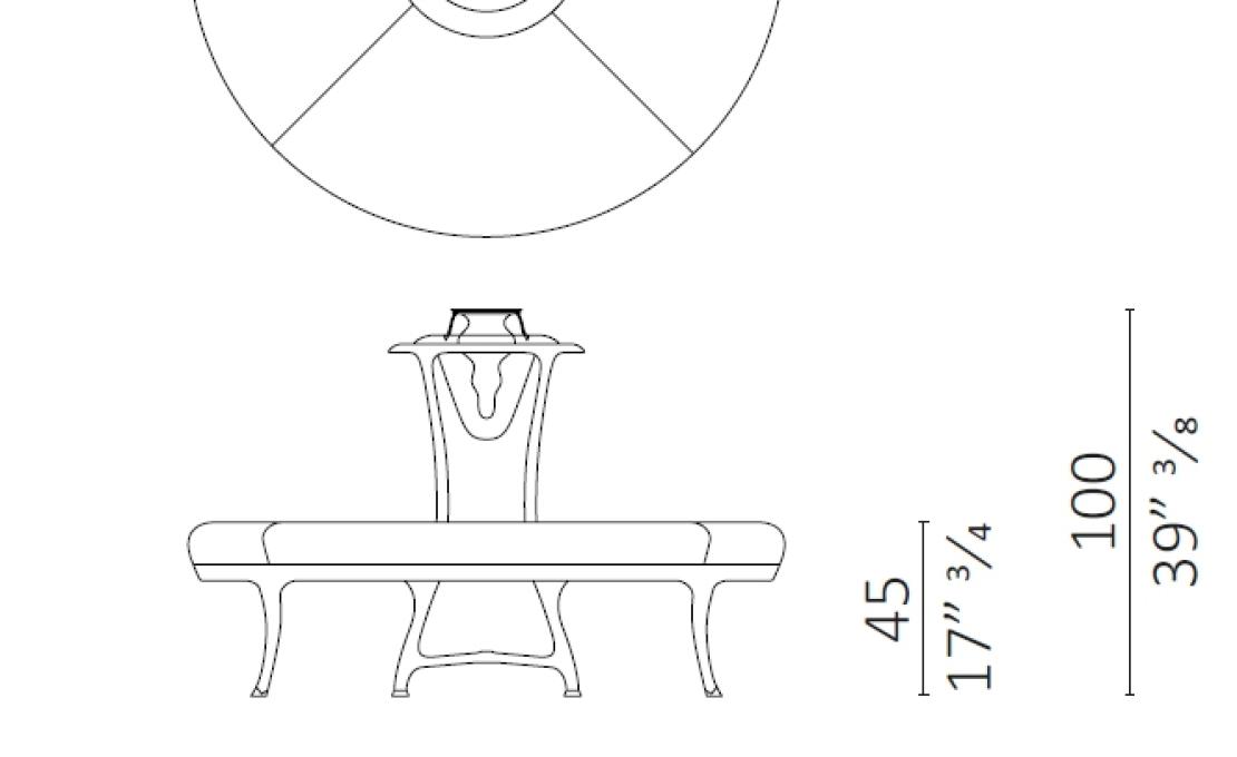 Диван от фабрики Ceccotti Collezioni модель Large Flower Sofa