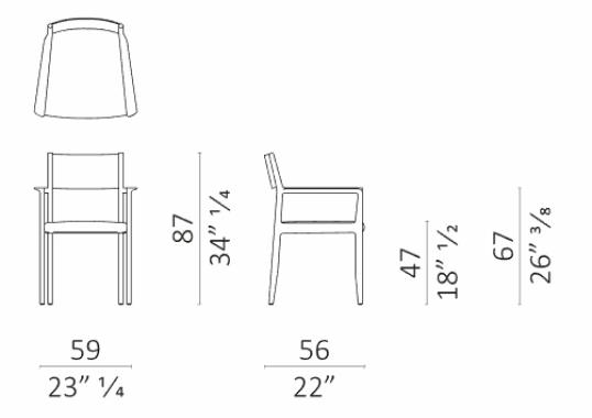 Кресло от фабрики Ceccotti Collezioni модель Lisa Small Arm