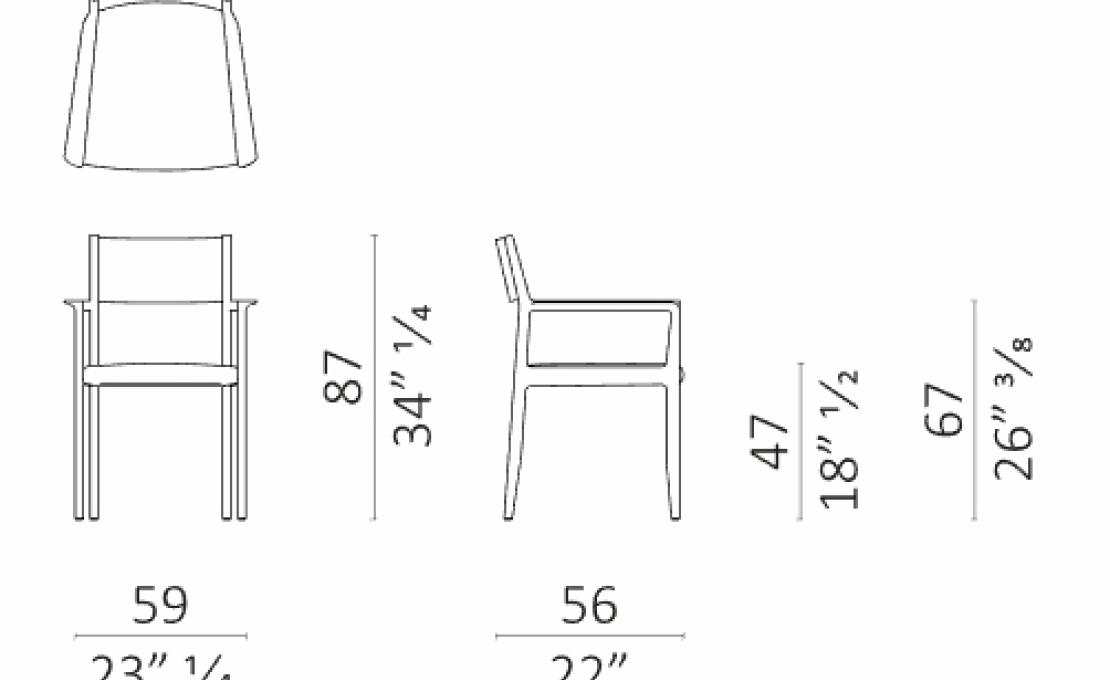Кресло от фабрики Ceccotti Collezioni модель Lisa Small Arm