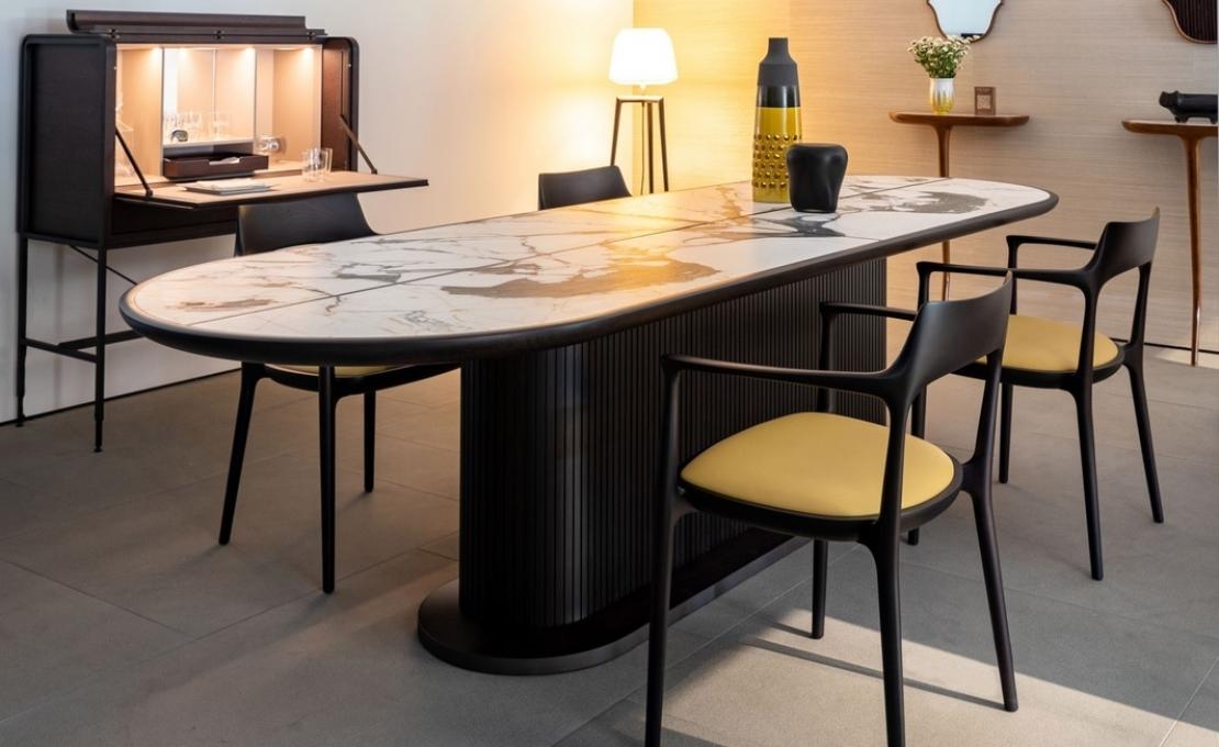 Кресло от фабрики Ceccotti Collezioni модель Janine Small Arm