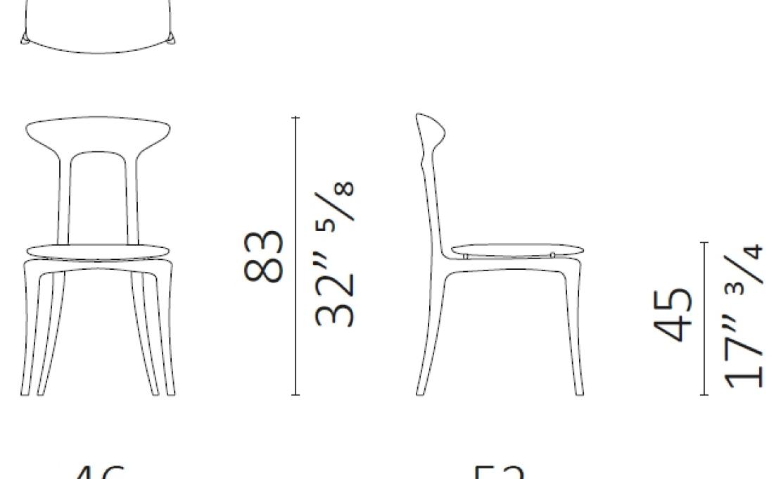 Стул от фабрики Ceccotti Collezioni модель Ma Belle