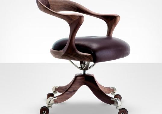 Офисный Стул от фабрики Ceccotti Collezioni модель Marlowe Swivel Arm