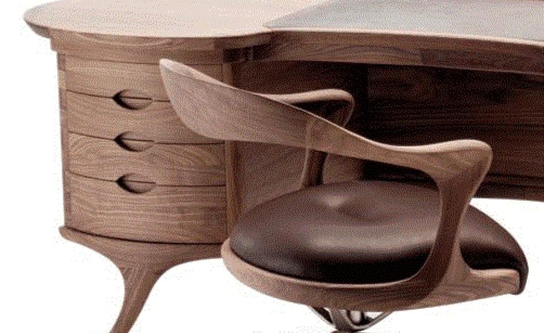 Офисный Стул от фабрики Ceccotti Collezioni модель Marlowe Swivel Arm