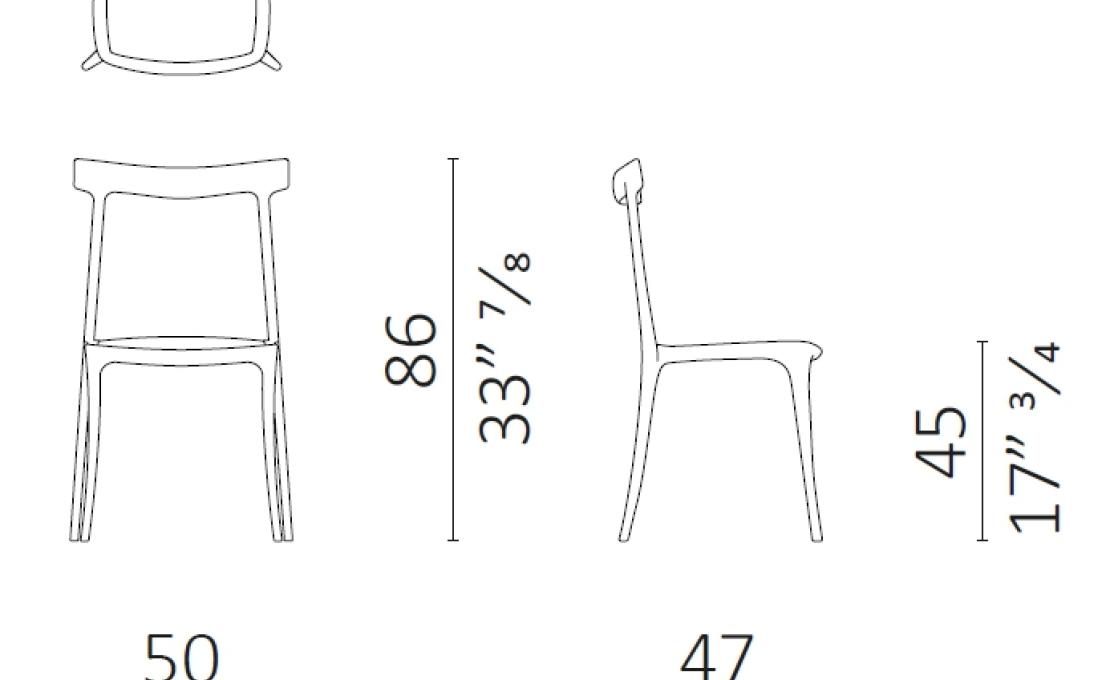 Стул от фабрики Ceccotti Collezioni модель P.j.’s