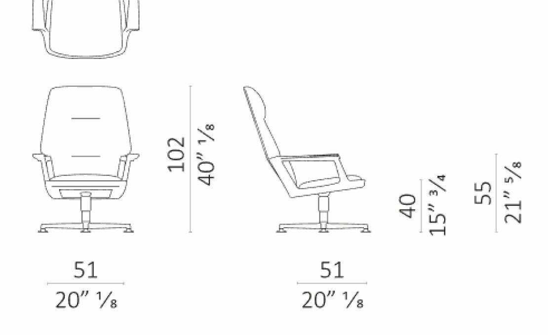 Кресло от фабрики Ceccotti Collezioni модель Pigra Arm