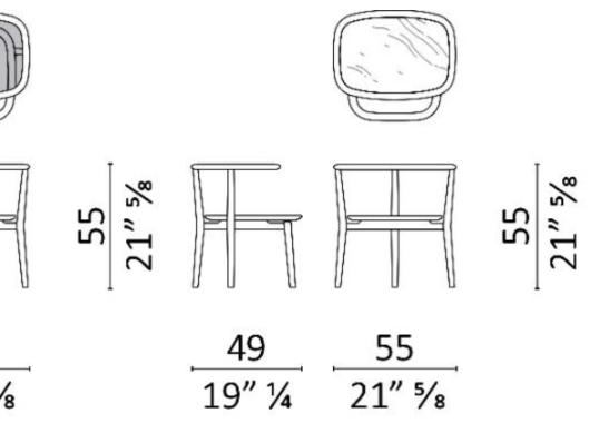 Журнальный столик от фабрики Ceccotti Collezioni модель Petit Matin Ceccotti
