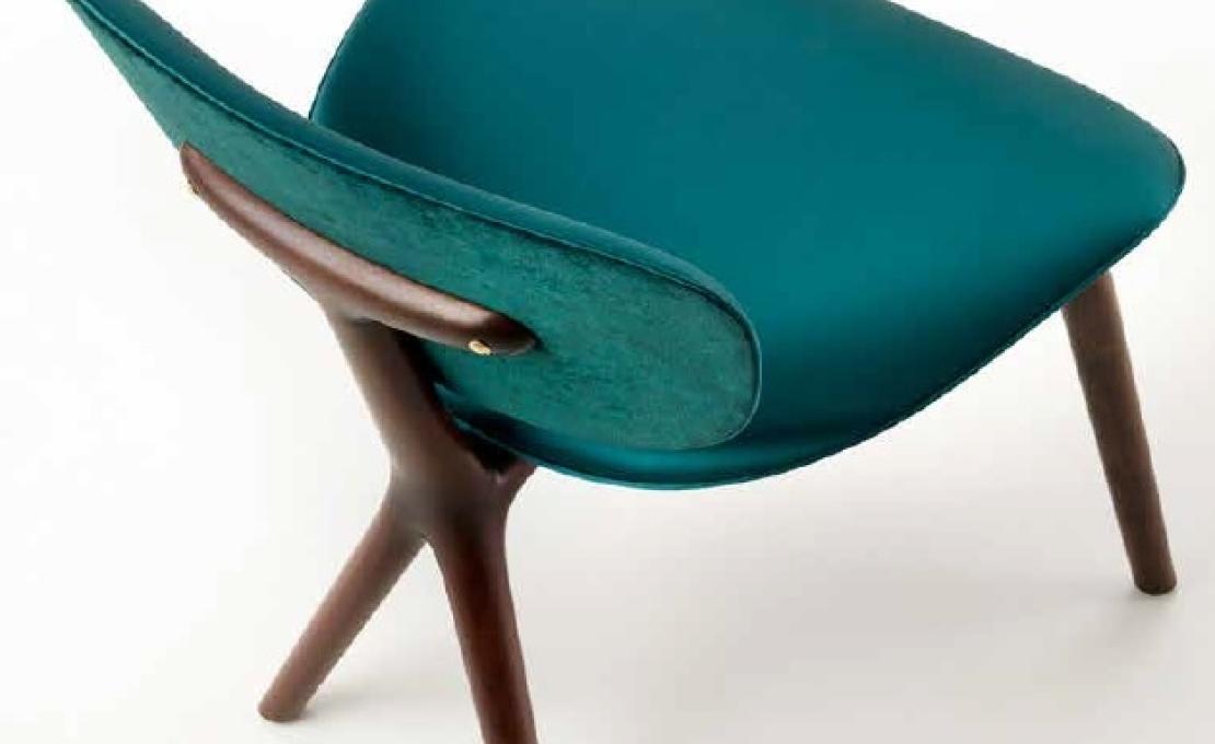 Кресло от фабрики Ceccotti Collezioni модель Rondine Arm