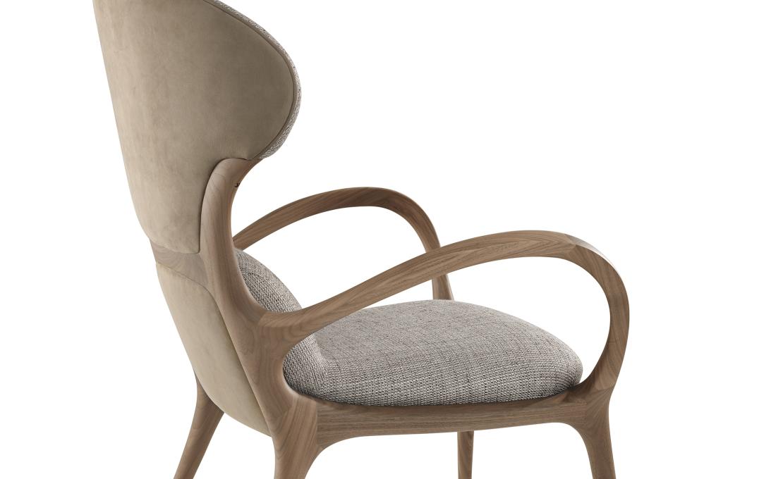 Кресло от фабрики Ceccotti Collezioni модель Saturn Arm