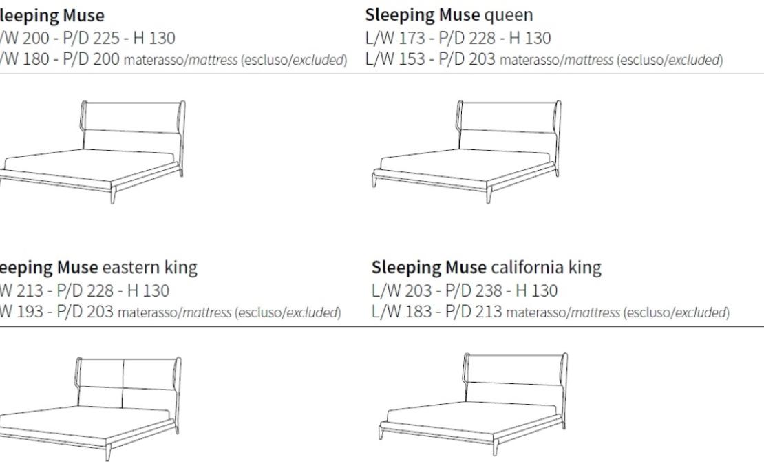 Кровать от фабрики Ceccotti Collezioni модель Sleeping Muse Bed