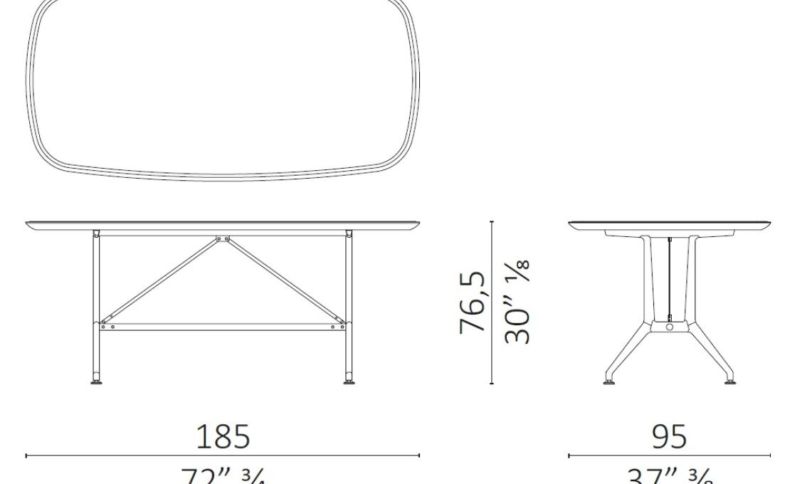 Стол от фабрики Ceccotti Collezioni модель SOPWITH 185