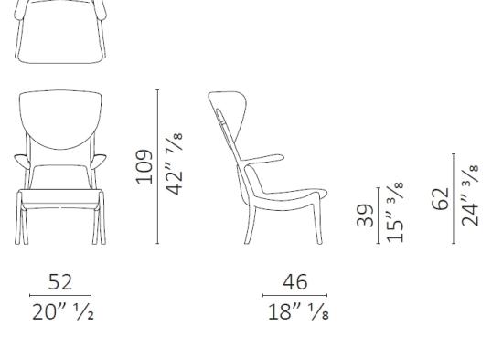 Кресло от фабрики Ceccotti Collezioni модель Star Trek Arm