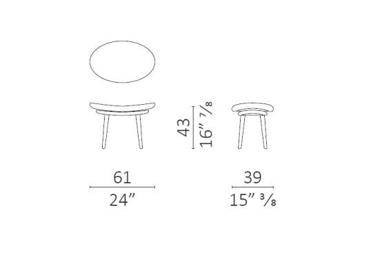 Кресло от фабрики Ceccotti Collezioni модель Star Trek Arm