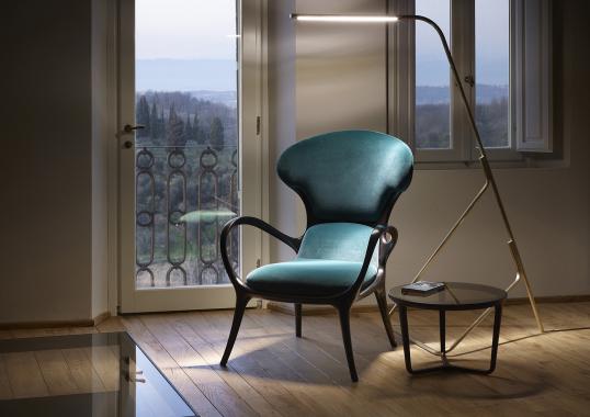 Кресло от фабрики Ceccotti Collezioni модель Saturn Arm