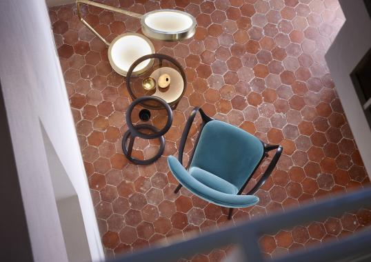 Кресло от фабрики Ceccotti Collezioni модель Saturn Arm