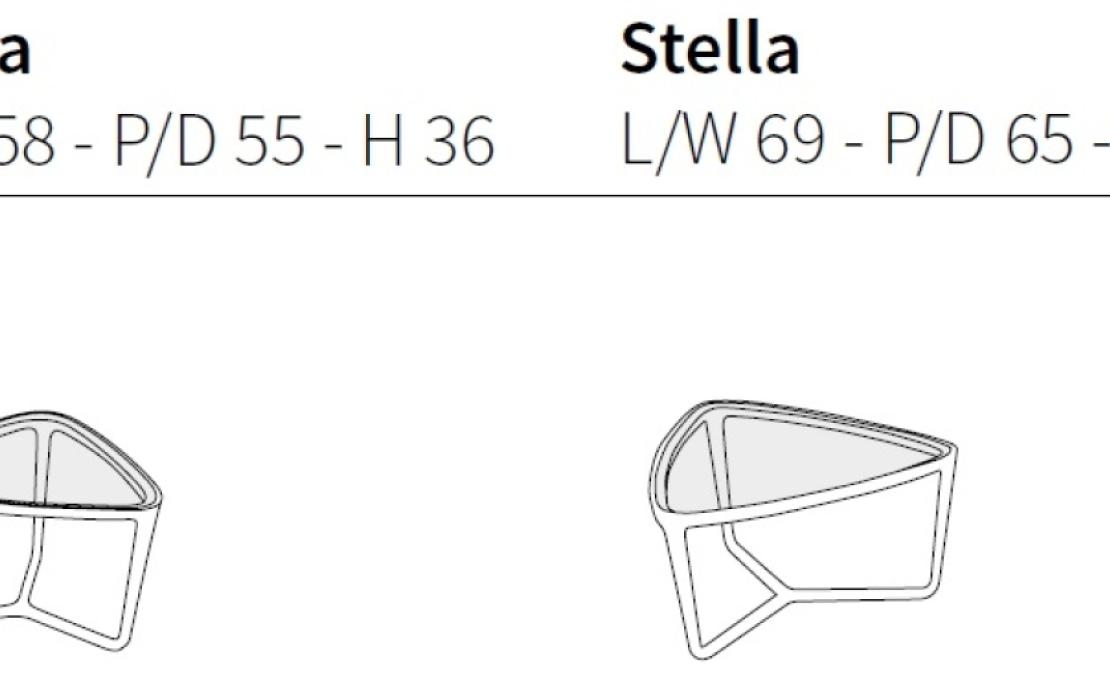 Журнальный столик от фабрики Ceccotti Collezioni модель Stella Triangolar Side