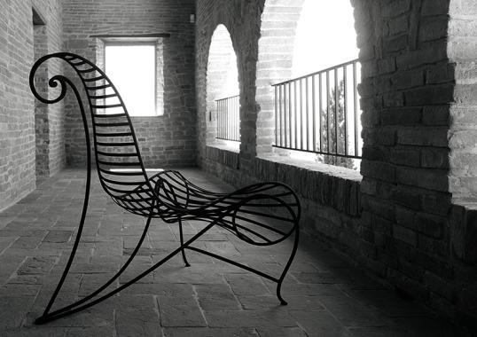 Стул от фабрики Ceccotti Collezioni модель Spine