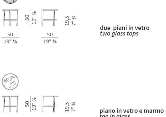 Журнальный столик от фабрики Ceccotti Collezioni модель Sweet Dreams Side