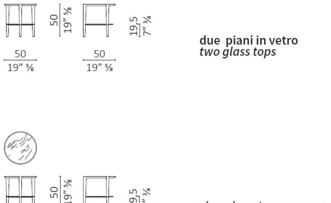Журнальный столик от фабрики Ceccotti Collezioni модель Sweet Dreams Side