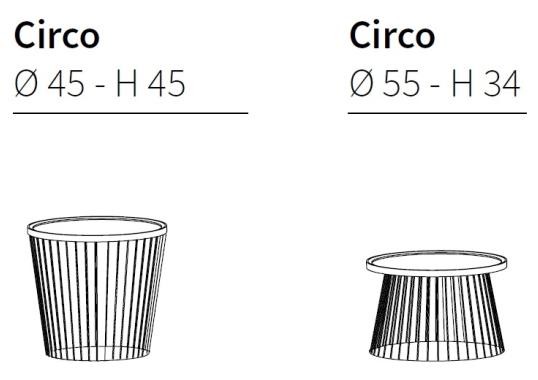 Журнальный столик от фабрики Ceccotti Collezioni модель Circo