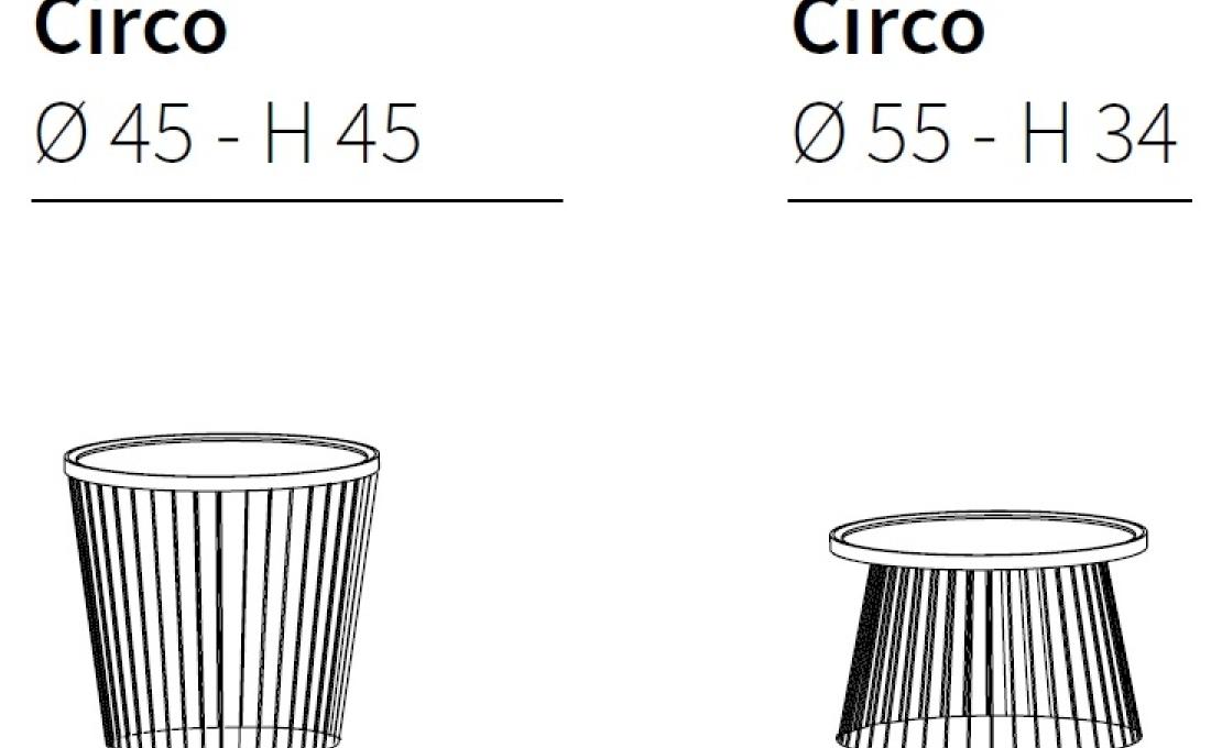 Журнальный столик от фабрики Ceccotti Collezioni модель Circo