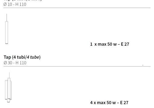 Подвесной светильник от фабрики Ceccotti Collezioni модель Tap