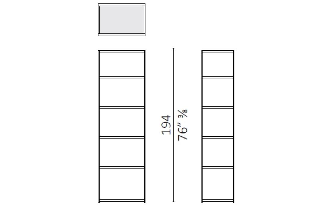 Стеллаж для книг от фабрики Ceccotti Collezioni модель Young Holden Bookcase