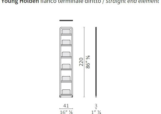 Стеллаж для книг от фабрики Ceccotti Collezioni модель Young Holden Bookcase