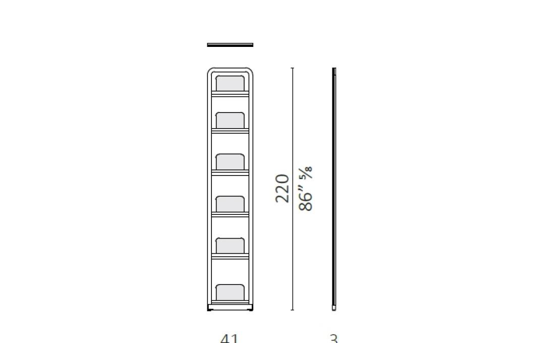 Стеллаж для книг от фабрики Ceccotti Collezioni модель Young Holden Bookcase