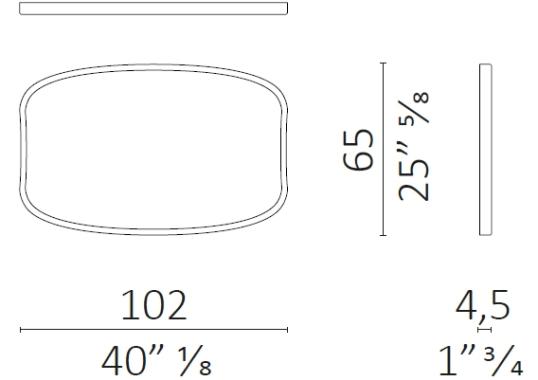 Зеркало от фабрики Ceccotti Collezioni модель Horta Mirror