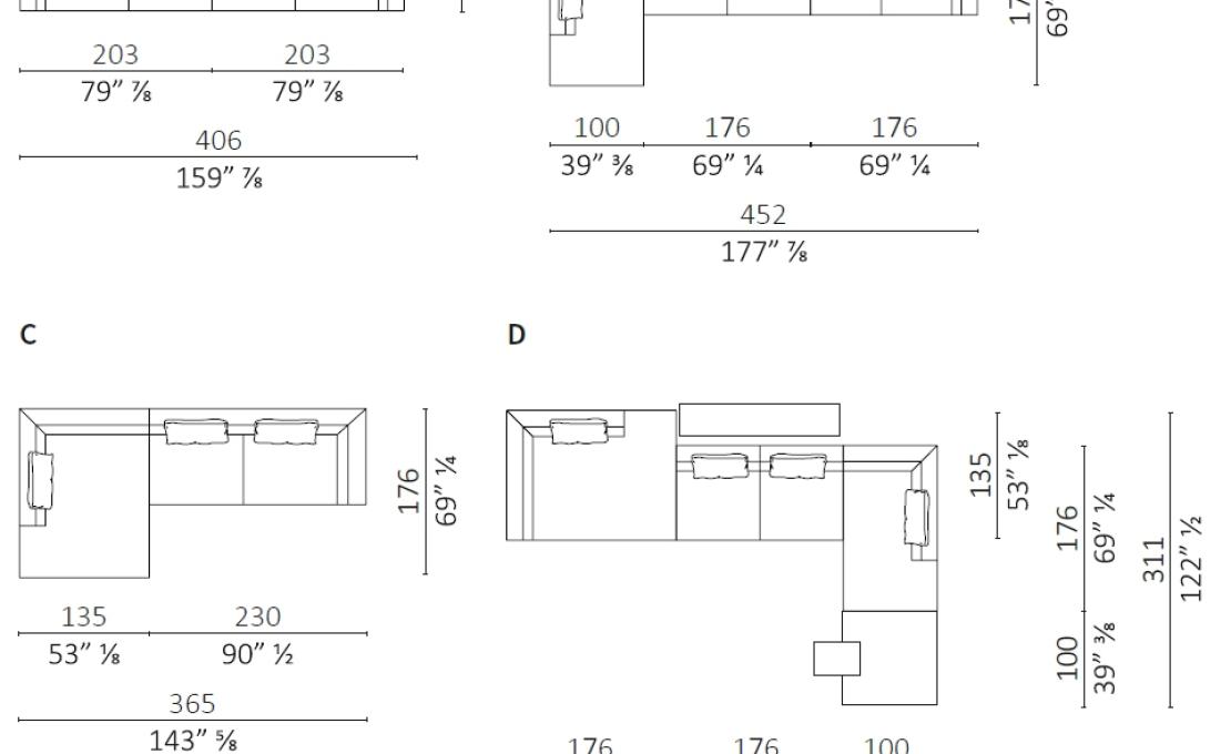 Диван от фабрики Ceccotti Collezioni модель Don Giovanni Modular Sofa