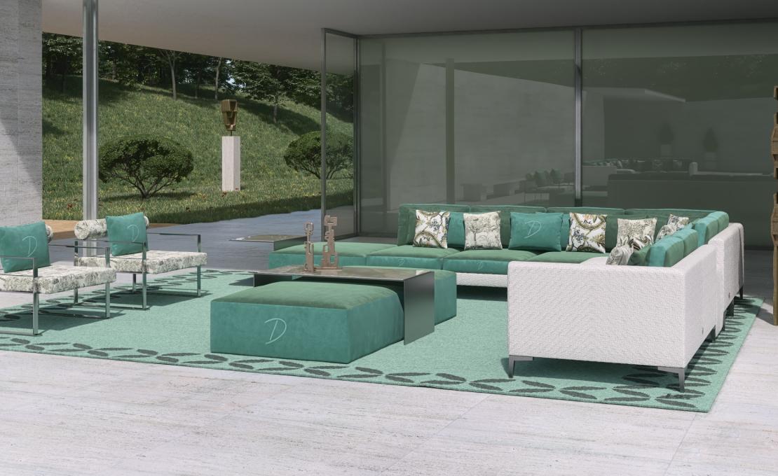 Коллекция мягкой мебели модель Miami от фабрики Dolcefarniente