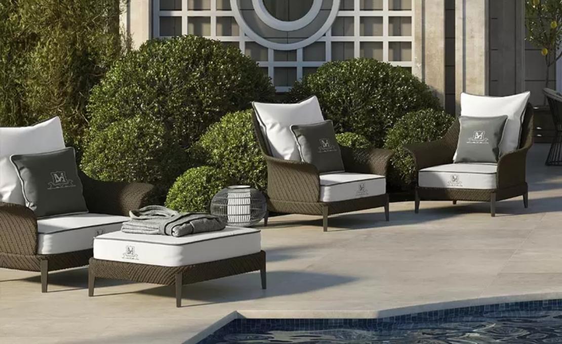 Коллекция уличной мебели модель Aralia от фабрики Dolcefarniente