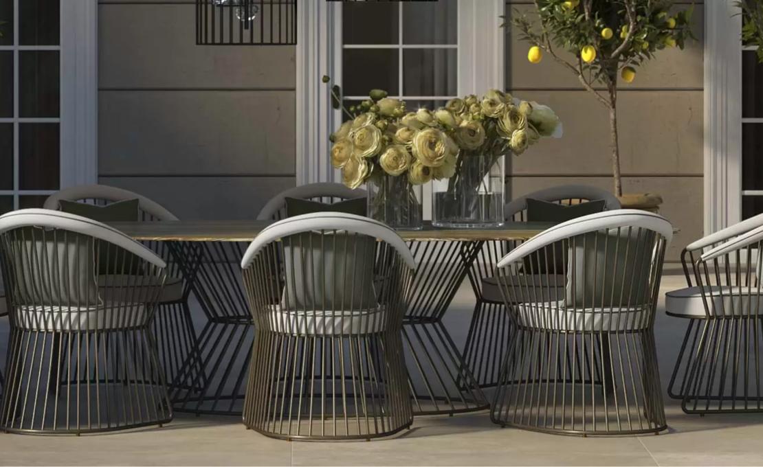 Коллекция уличной мебели модель Yucca от фабрики Dolcefarniente