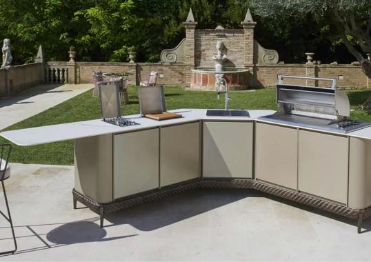 Уличная кухня Curved Outdoor Kitchen от Dolcefarniente image 3