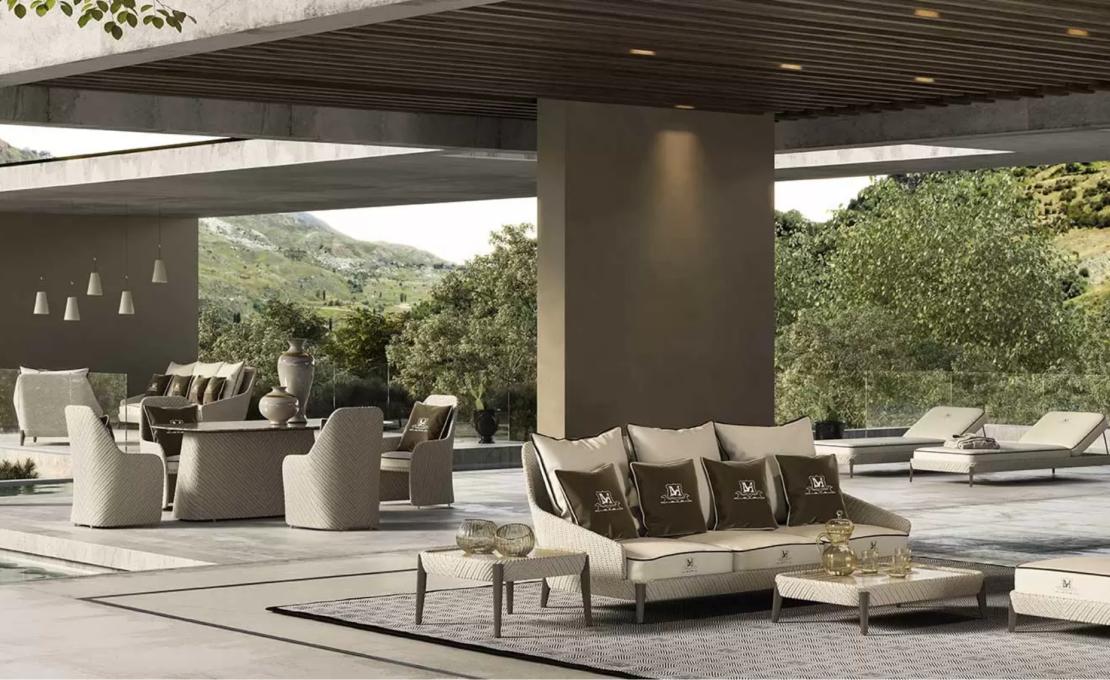 Коллекция уличной мебели модель Yucca от фабрики Dolcefarniente