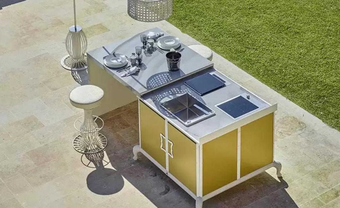 Уличная кухня модель Linear Outdoor Kitchen от фабрики Dolcefarniente