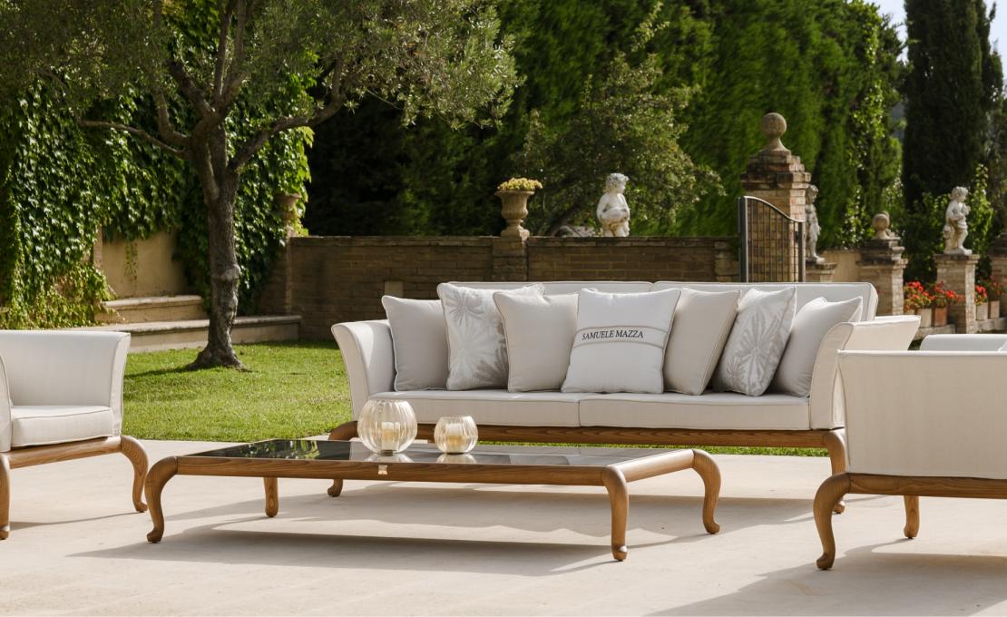 Коллекция уличной мебели модель Canopo Wood от фабрики Dolcefarniente