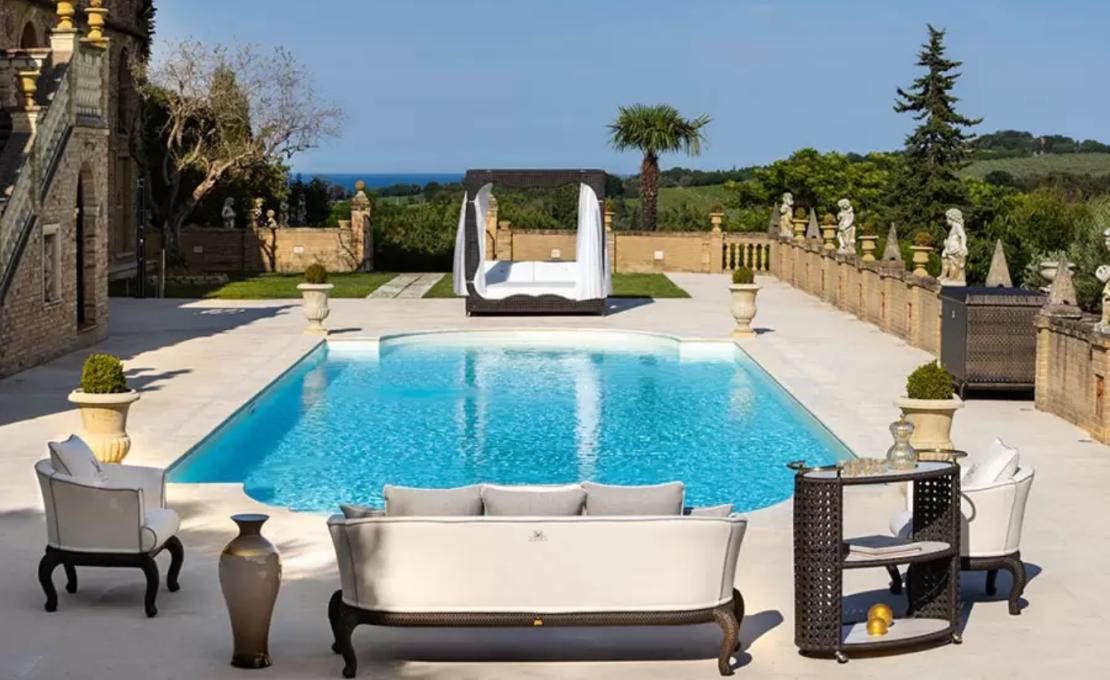 Коллекция уличной мебели модель Canopo T2 от фабрики Dolcefarniente