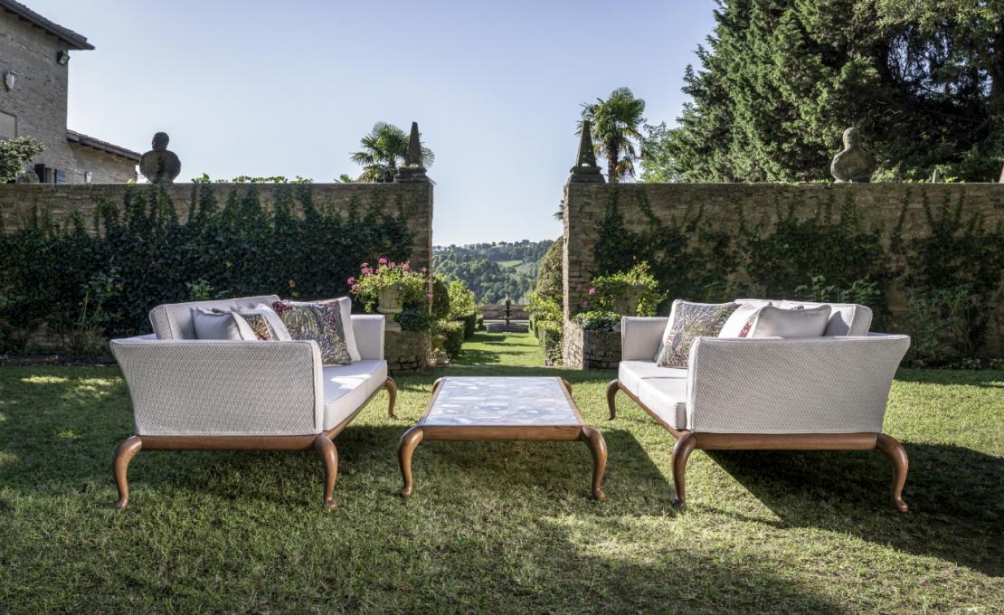 Коллекция уличной мебели модель Canopo Wood от фабрики Dolcefarniente