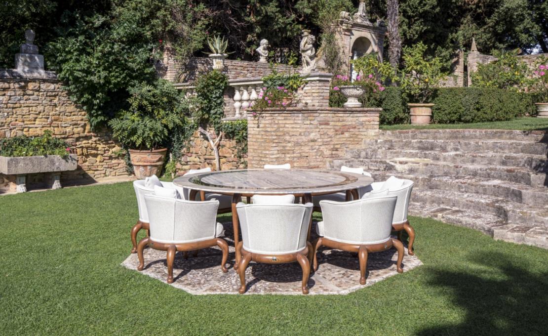 Коллекция уличной мебели модель Canopo Wood от фабрики Dolcefarniente