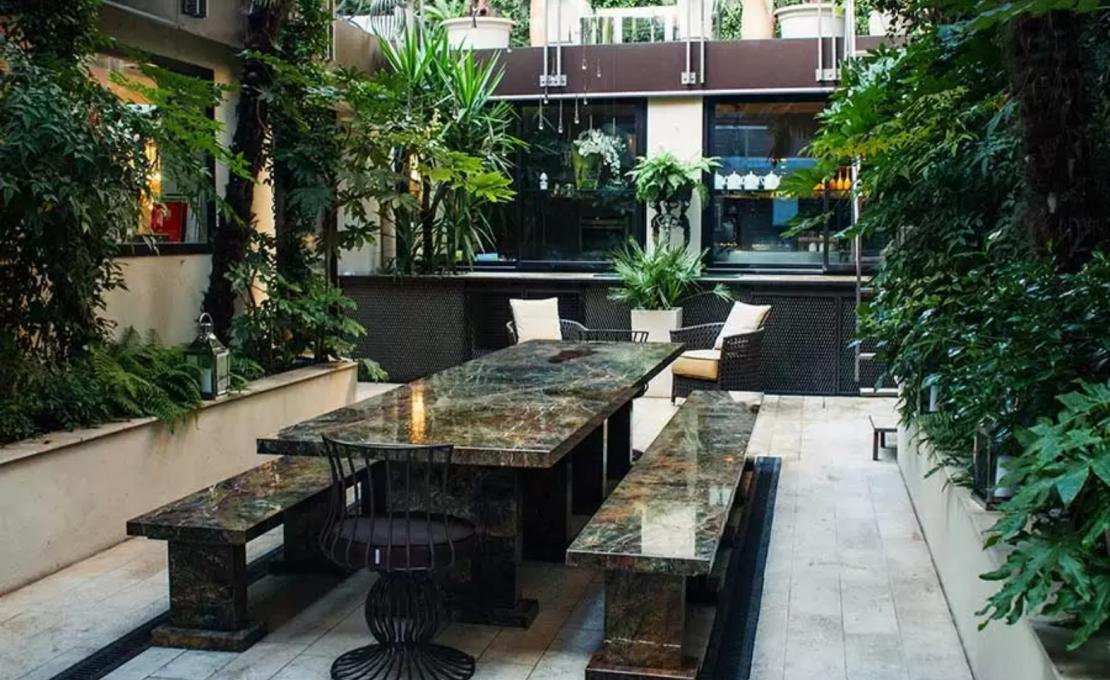 Коллекция уличной мебели модель Canopo Floating от фабрики Dolcefarniente