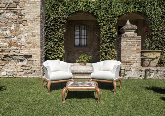 Коллекция уличной мебели модель Canopo Wood от фабрики Dolcefarniente